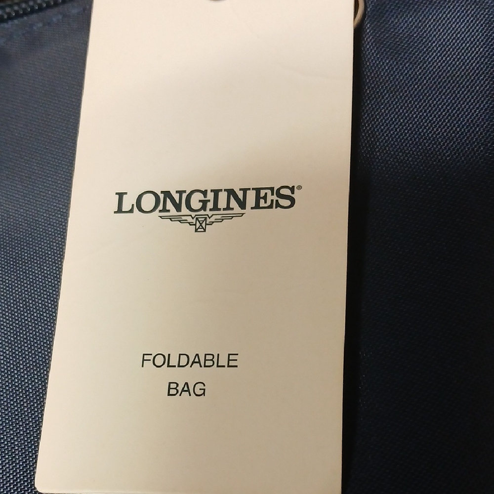 Longines Navy and Brown Men's Backpack - Picture 7 of 7